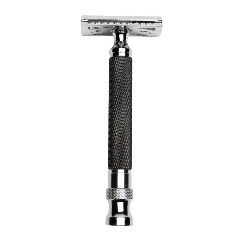 Depot No. 733 Vintage Black & Silver barberhøvel