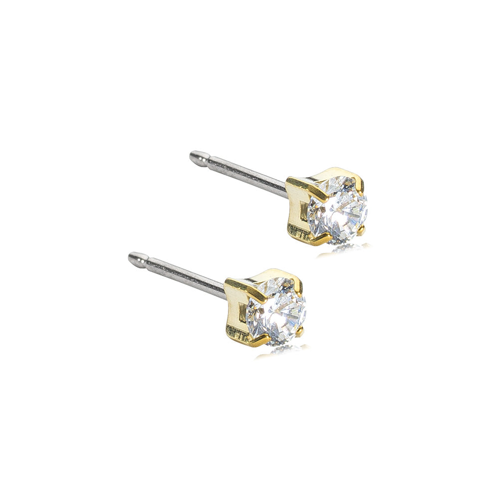 BLOMDAHL - CJ GT Tiffany CZ White 4 mm