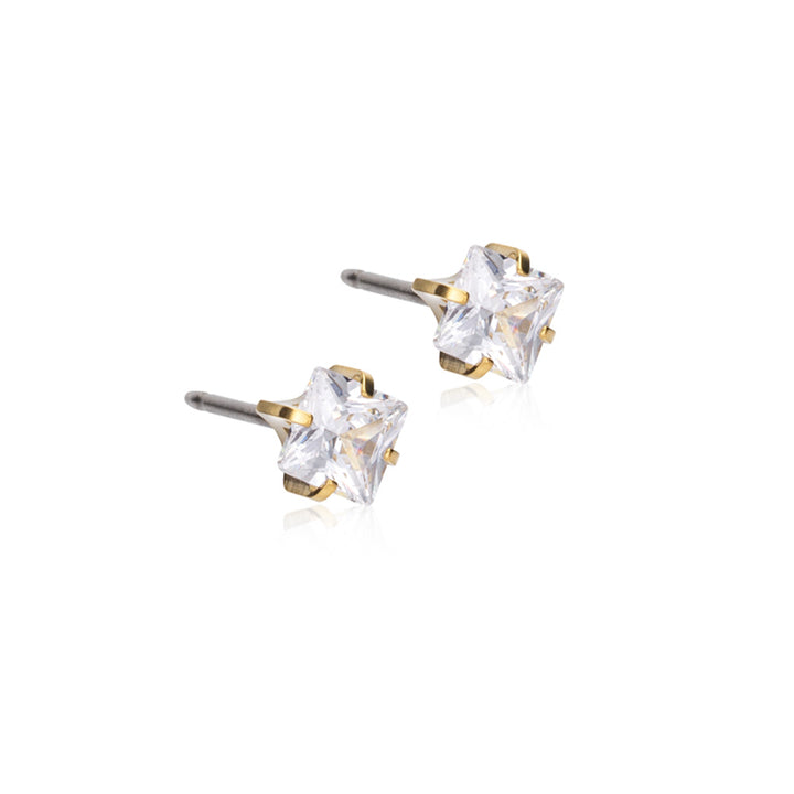 BLOMDAHL - CJ GT Tiffany Edge CZ White 5 mm