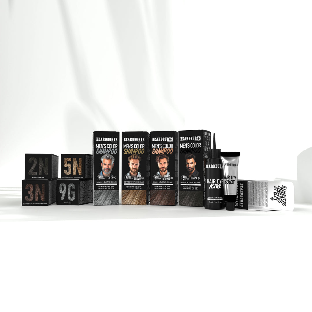 Beard &amp; Mustache Color - 5N Light Brown