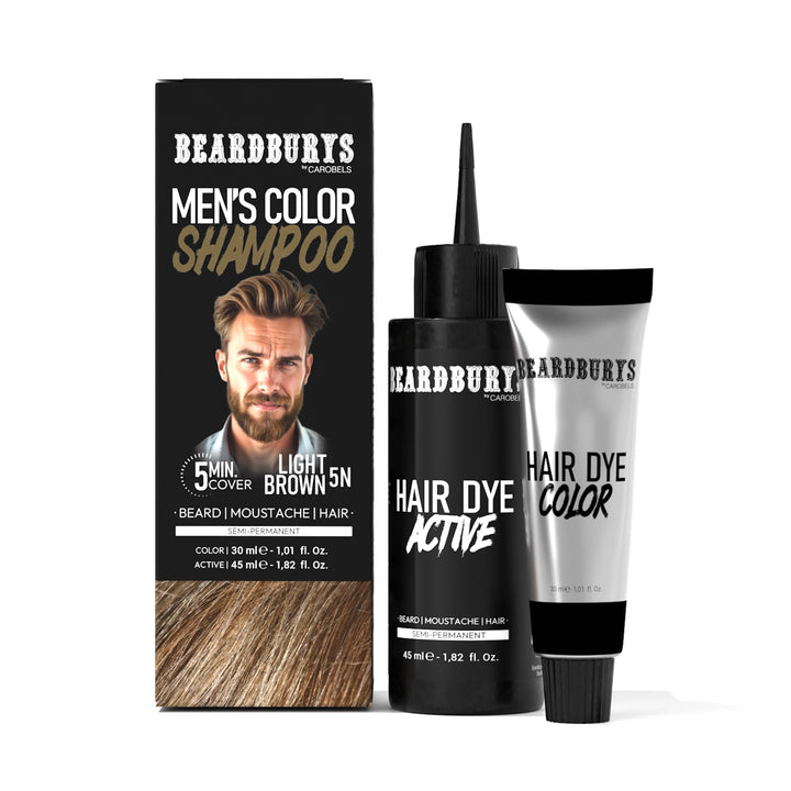 Beard &amp; Mustache Color - 5N Light Brown