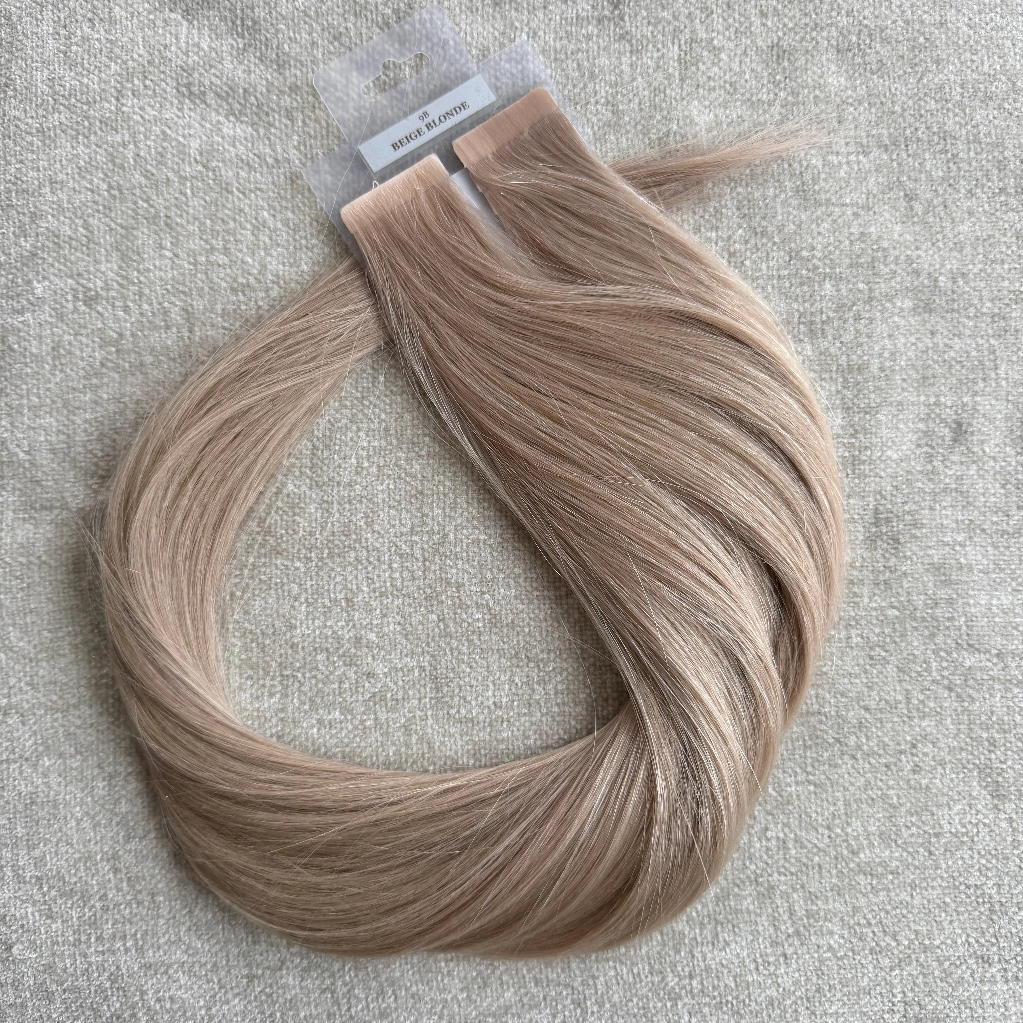 Dhair BEIGE BLONDE 9B Tape Extension