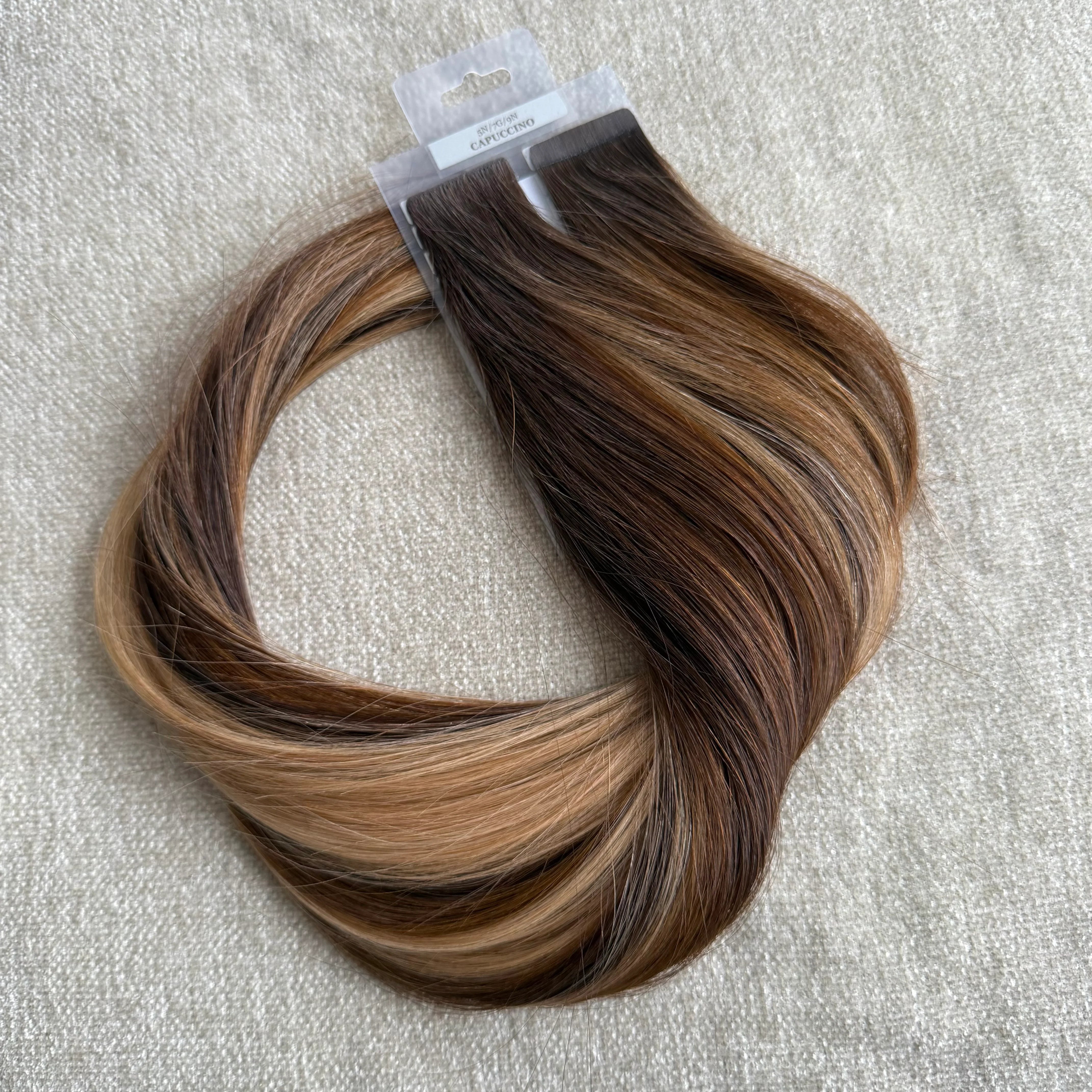Dhair CAPUCCINO BALAYAGE 5N|7G|9N Tape Extension