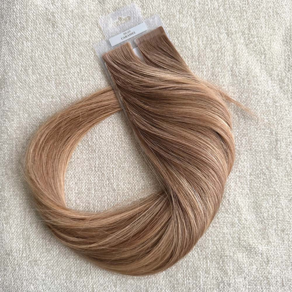 Dhair CARAMEL BALAYAGE 8B|9N Tape Extension