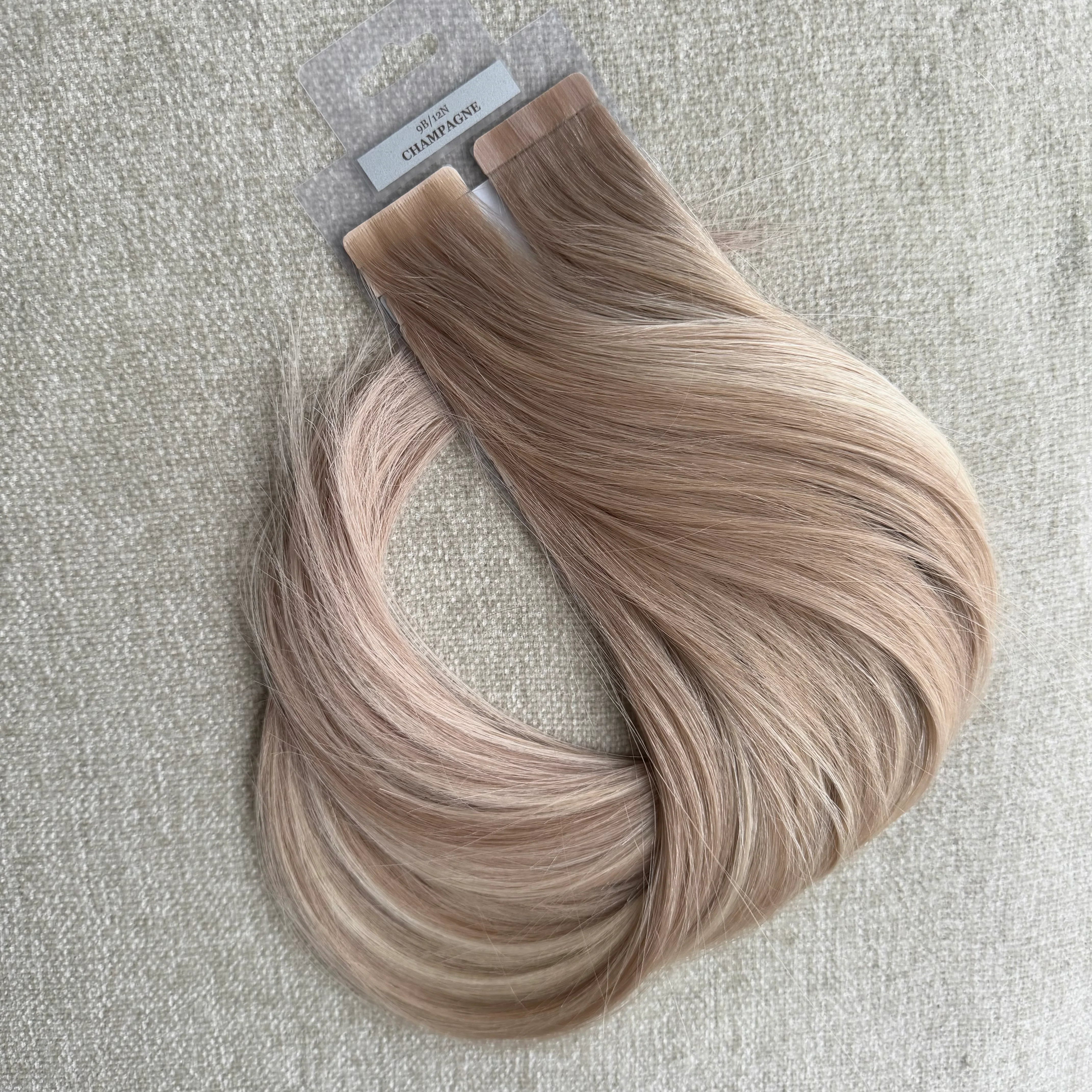 Dhair CHAMPAGNE BALAYAGE 9B|12N Tape Extension