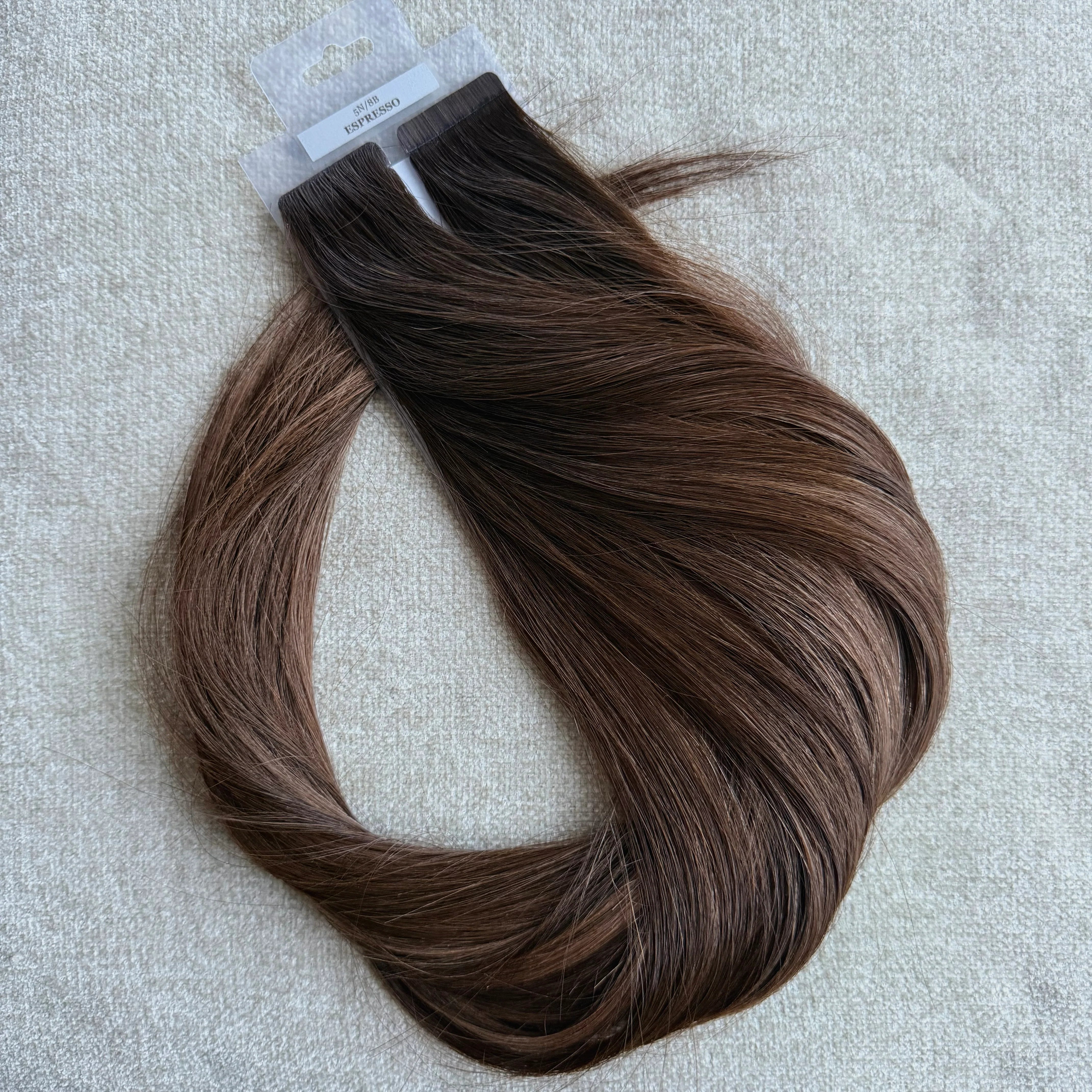 Dhair ESPRESSO BALAYAGE 5N|8B Tape Extension