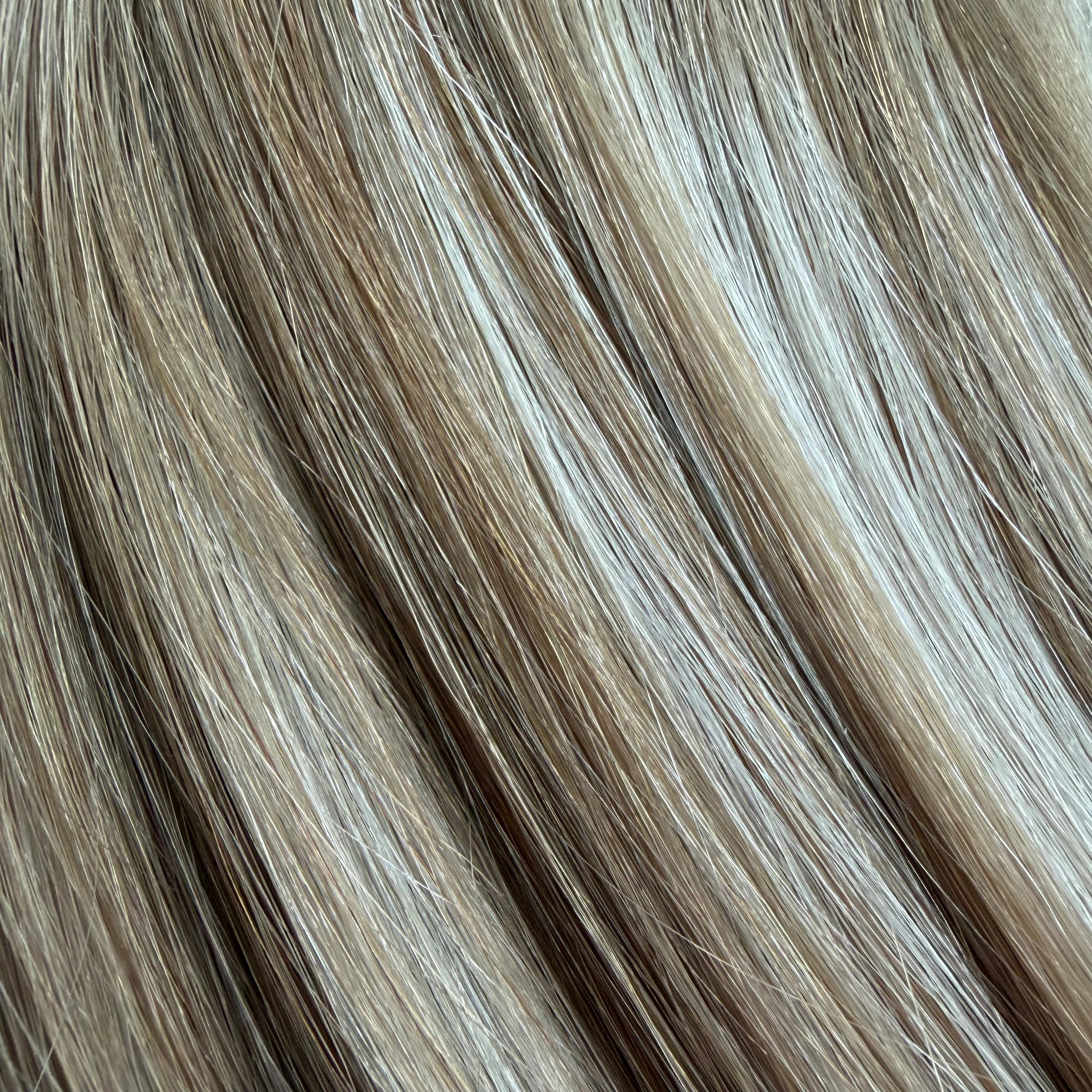 Dhair FLAT WHITE BALAYAGE 8N|12A Tape Extension