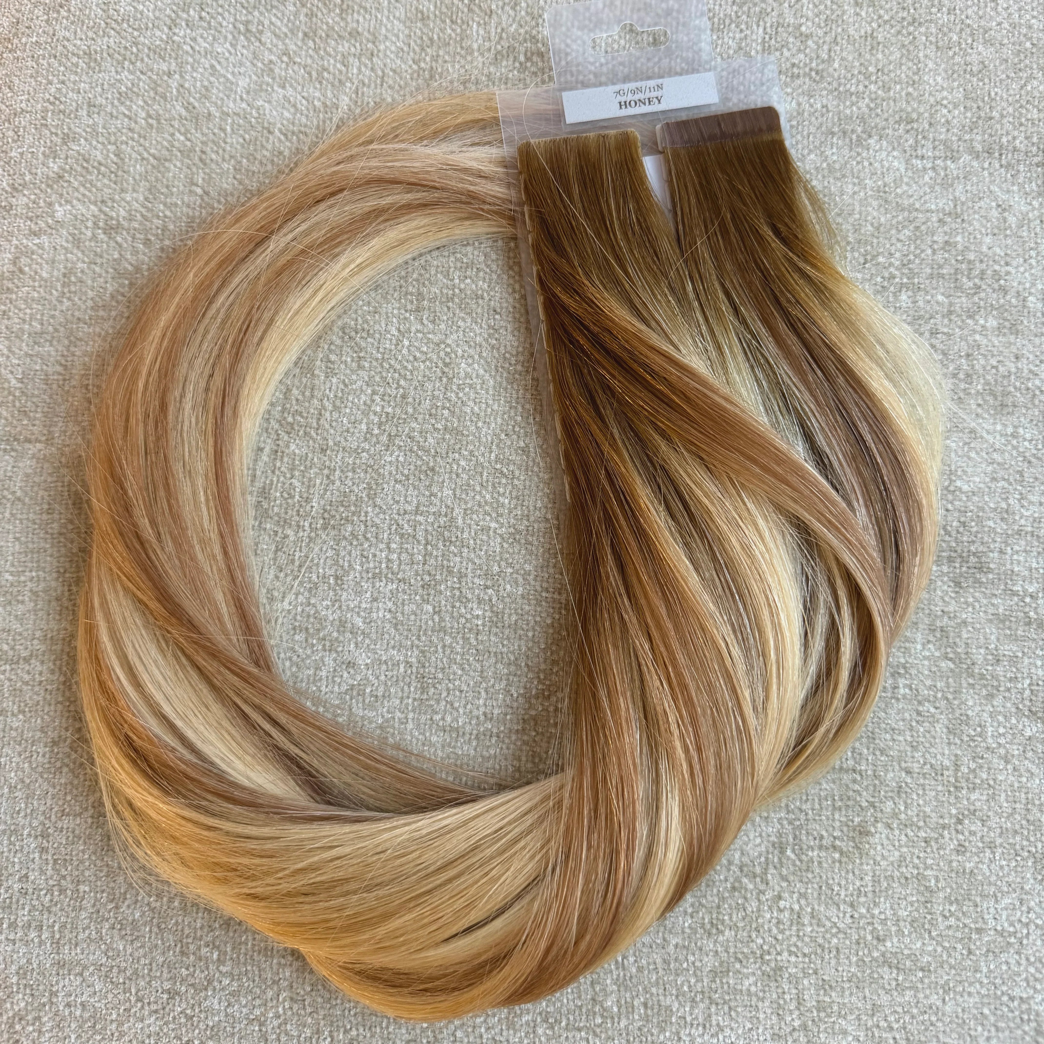 Dhair HONEY BALAYAGE 7G|9N|11N Tape Extension