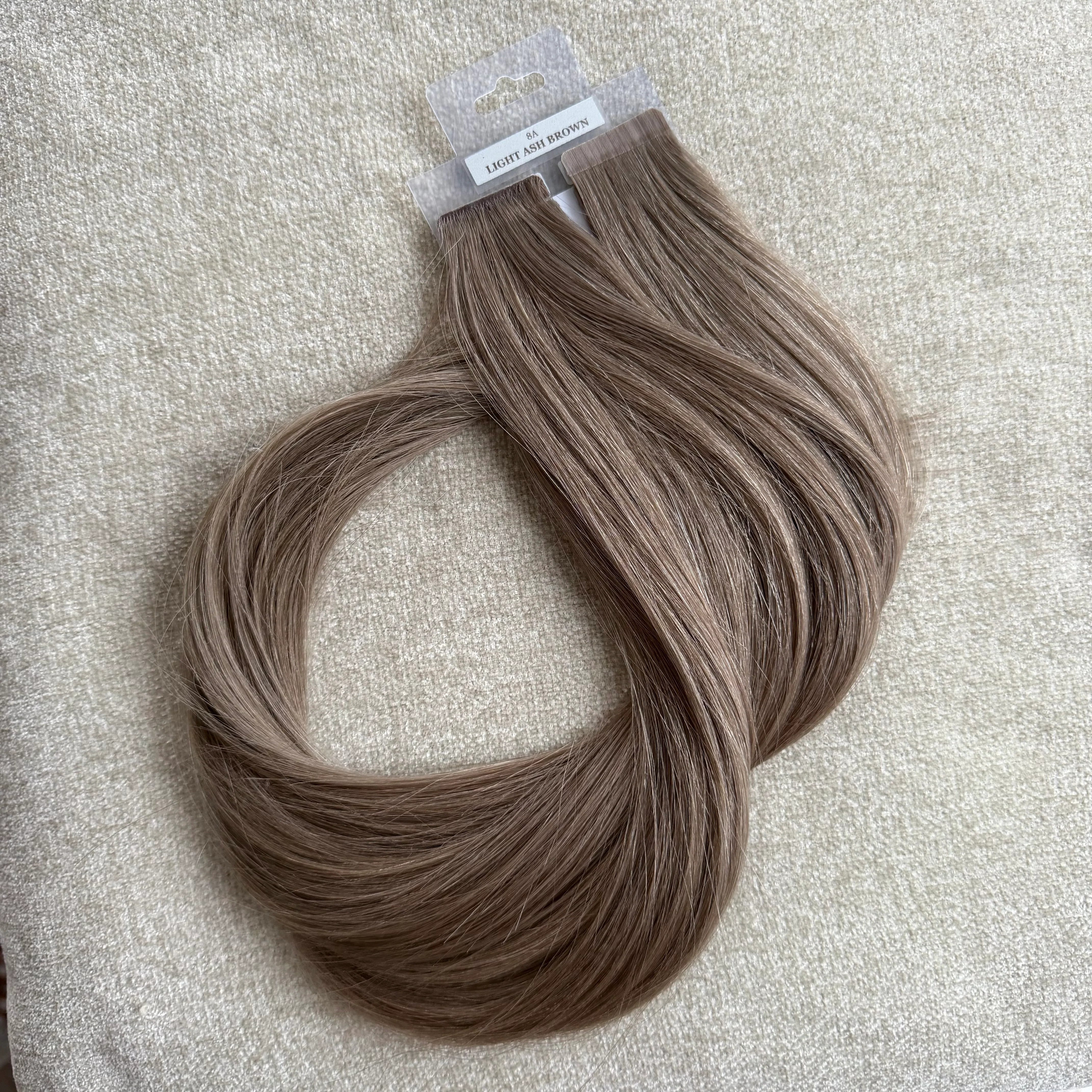 Dhair LIGHT ASH BROWN 8A Tape Extension