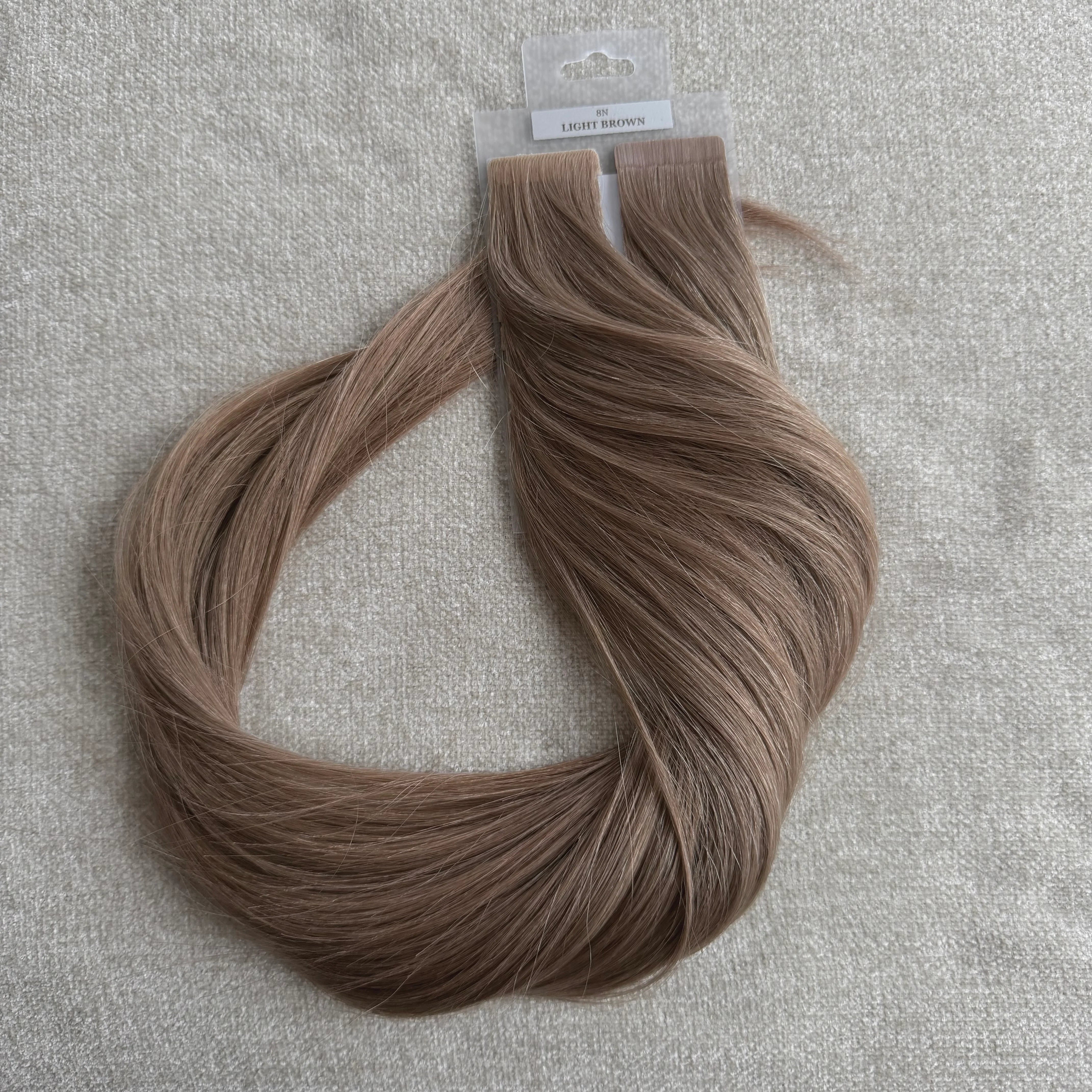 Dhair LIGHT BROWN 8N Tape Extension