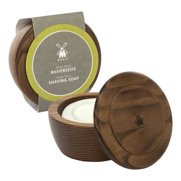 Mühle barbersåpe i treskål