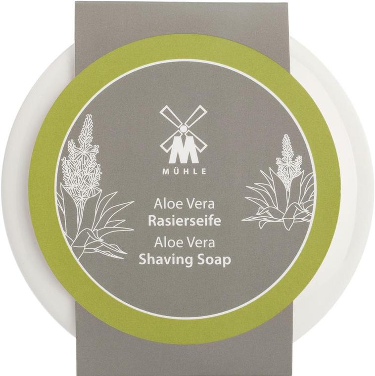 Mühle barbersåpe i porselenskål - Aloe vera - Salong Unic AS